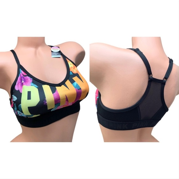 🌸New🌸PINK Victoria’s Secret Sports Bra SMALL NWT - Picture 1 of 5